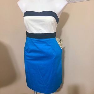 Strapless dress with pockets